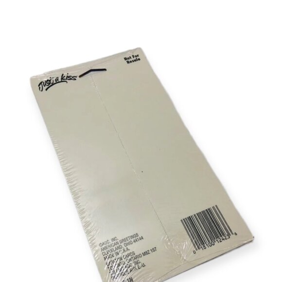 American Greetings Valentine’s Day Stickers Just A Kiss Hugs Hearts Vintage 90s - Picture 3 of 4